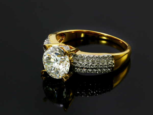 diamant ring goud